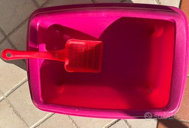 Lettiera per gatti con paletta