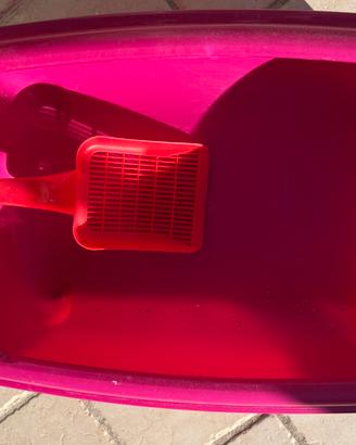 Lettiera per gatti con paletta