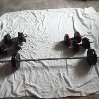 Manubri 11 kg bilanciere 22 kg