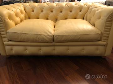 Coppia di divani chester originali Poltrona Frau