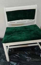 sedia in legno retro'