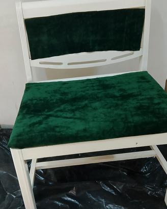sedia in legno retro'