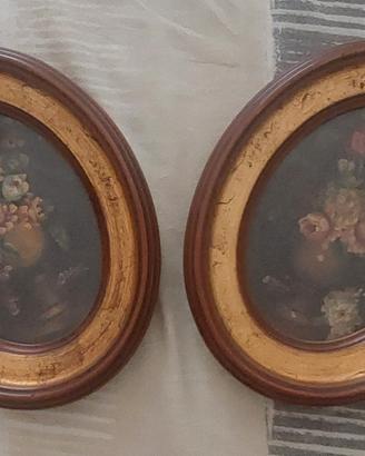 quadretti ovali vintage