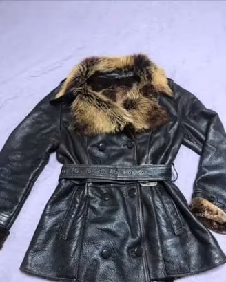 Cappotto di pelle di pecora da donna