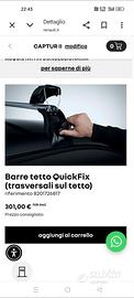 Barre portatutto originali Renault Captur 