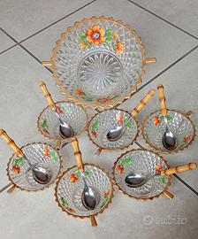 Set Macedonia/Dessert Vintage anni '70 - 7 pezzi