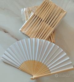 50 ventagli per matrimoni wedding bianchi