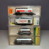 Scala N 1:160 - Treno di 4 carri merce a 2 assi