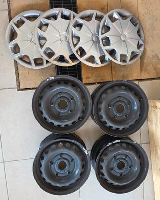 Cerchi ford transit 16 e coppiglie originali