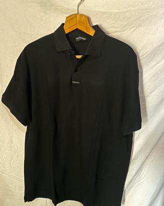 Polo nera uomo