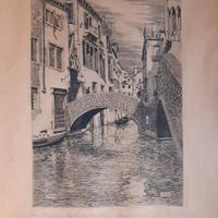 collezionismo acquaforte original 1944 