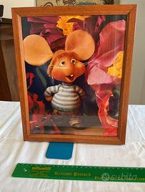 🔵Quadro topo Gigio Maria Perego pupazzo🟦