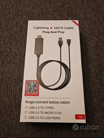 cavo per vedere il cellulare sulla tv