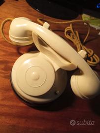 Telefono bachelite bianco anni 40 SAFNAT  MILANO
