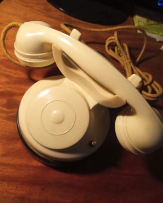Telefono bachelite bianco anni 40 SAFNAT  MILANO