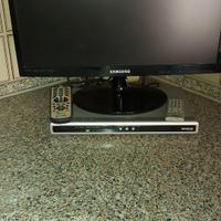 tv 22 pollici samsung + lettore DVD thomson