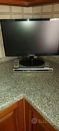 tv 22 pollici samsung + lettore DVD thomson