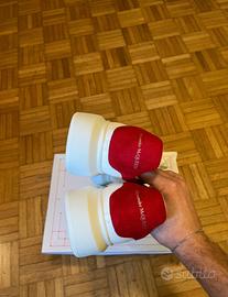 Scarpe Alexander McQueen con Camoscio rosso