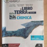 Il libro della terra con chimica linea blu
