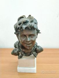 testa bronzo 