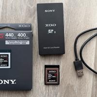 Sony Memoria XQD 120GB serie G+ Lettore schede