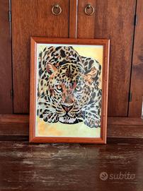 ritratto di un leopardo 24×33 cm