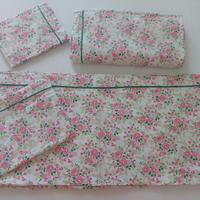 Set Lenzuola singole fantasia fiorellini 2 federe