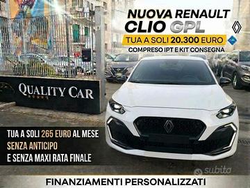 RENAULT CLIO GPL NUOVA TUA A SOLI 265 EURO AL MESE