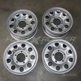 Kit N°4 cerchi in ferro 5,5×15 Suzuki Jimny