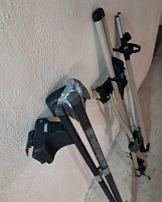 Barre auto Thule Peugeot 308 2015 + 2 portabici