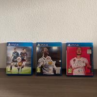 Set Giochi PS4 - FIFA 16, FIFA 18, FIFA 20