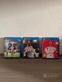 Set Giochi PS4 - FIFA 16, FIFA 18, FIFA 20