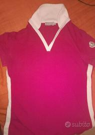 Polo Moncler donna taglia s fucsia