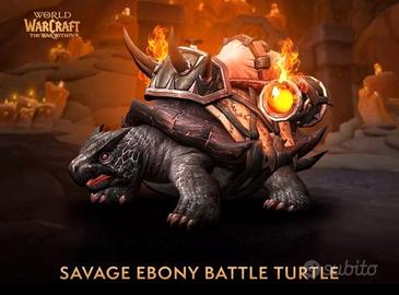World of Warcraft Savage Ebony  Battle Turtle 