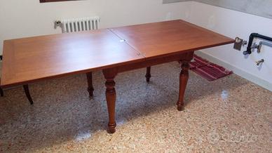 Tavolo legno massello allungabile sedie scavolini