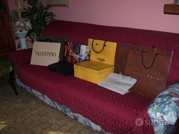 Scatole + Shoppers bags Nuove Perfette Originali.