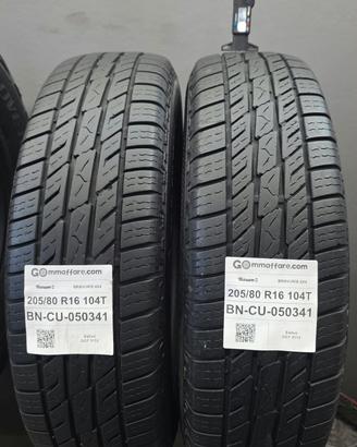 2 Pneumatici 205/80 R16 Barum Bravuris 4 X4