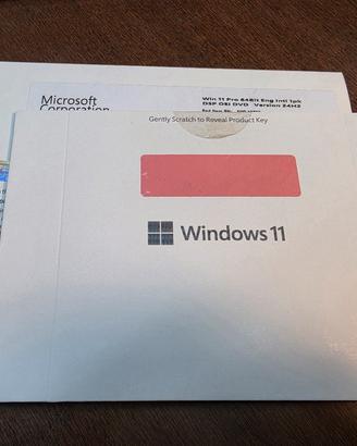 Windows 11 Pro 24H2 OEM, Key nuova sigillata