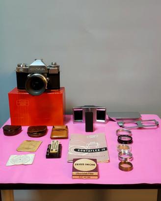 Contaflex IV  Con accessori per foto stereo