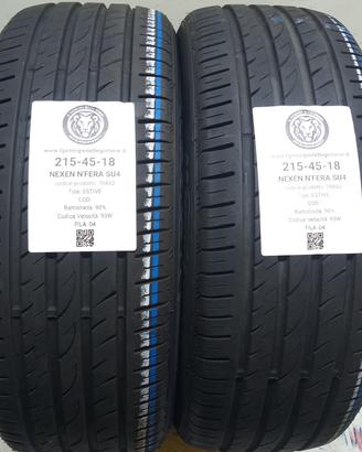 2 GOMME 215 45 18 NEXEN A76842