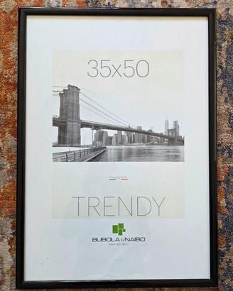 Cornice 35x50 Bubola&Naibo legno laccato nero