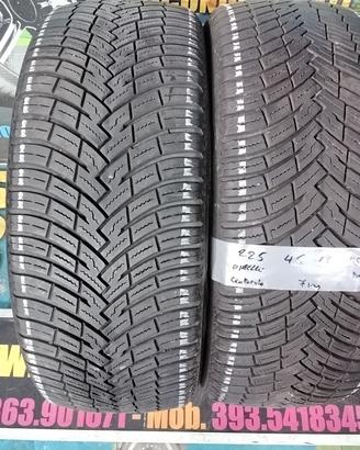 2 gomme usate pirelli 225 45 18 95y 4stagioni 