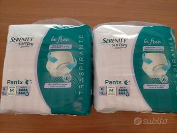 2 pacchi Serenity Pants - taglia M 