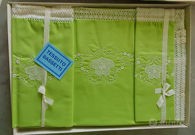 Parure lenzuola verdi Bassetti