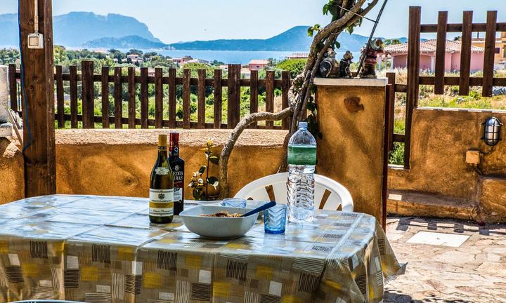 Tilocale splendida vista mare a Pittulong Olbia