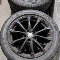 4 Ruote invernali (MAK 17" + Gomme Bridgestone)
