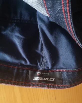 Pantaloni jeans dainese con protezioni