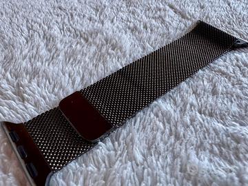 Cinturino maglia milanese Apple Watch 46mm ardesia