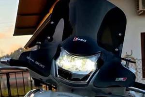 Paravento Sportivo FACO Fumè per Honda SH 300