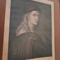 incisione antica da raffaello